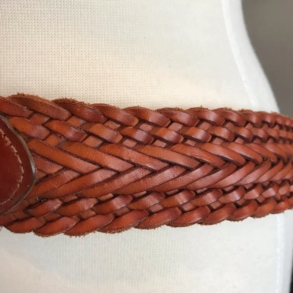 Woven Leather Belt